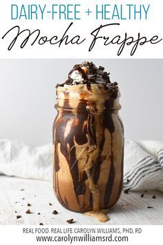 Mocha Frappe Recipe, Cappuccino Recipe, Dairy Free Coffee, Chocolate Almond Milk, Frappe Recipe, Mocha Frappe, Mocha Recipe, Frappuccino Recipe, Vegan Drinks