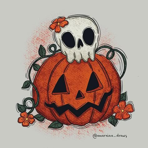 Spooky Jackolantern Drawing, Ghost With Pumpkin Drawing, Cute Halloween Pumpkin Drawing, Halloween Pumpkins Drawing, Spooky Pumpkin Drawing, Jackolantern Drawing, Cute Pumpkin Drawing, Jack O Lantern Drawing, Halloween Things To Draw