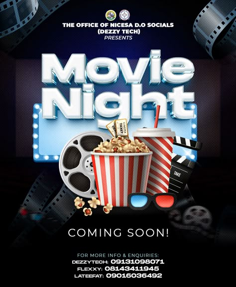 Movie Night Poster Ideas, Movie Night Poster Design, Movie Night Poster, Movie Night Flyer, Retro Games Wallpaper, Meta Ads, Church Media Design, Birthday Captions Instagram, Japanese Poster Design