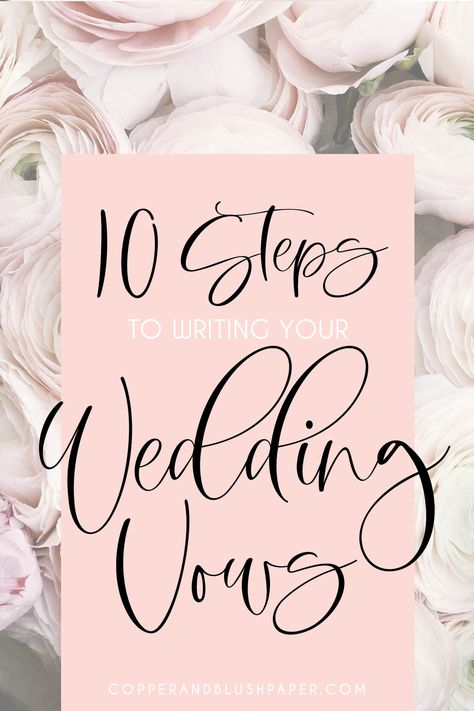 How To Write A Vow Marriage, Wedding Vow Ideas To Wife, Help The Bride Write Her Vows, Creative Ways To Display Wedding Vows, Wedding Vows Format, Write Vows To Husband, Writing My Vows, Custom Wedding Vows, Vow Ideas How To Write