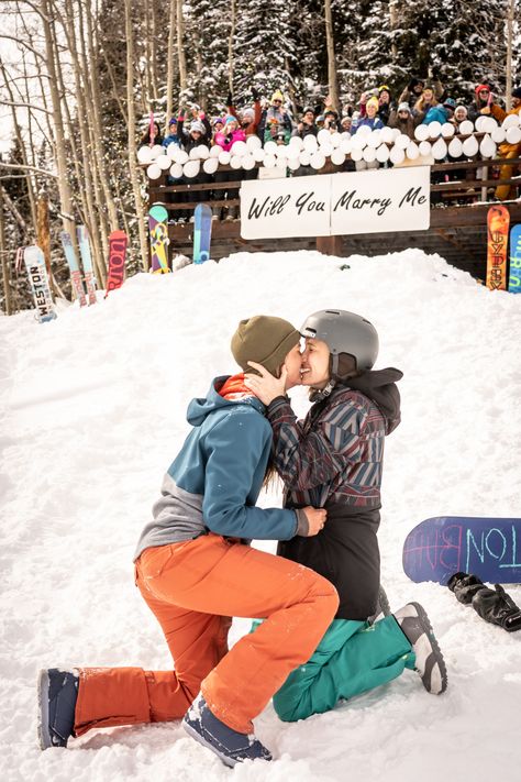 Snowboarding Proposal, Ski Engagement, Ski Proposal Engagement, Ski Proposal, Skiing Proposal, Winter Proposal, Ski Resort Wedding, Ski Wedding, Surprise Your Girlfriend