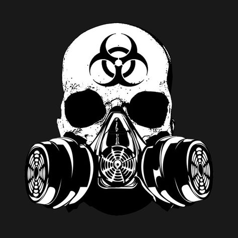 Check out this awesome 'Biohazard+Zombie+Skull' design on @TeePublic! Biohazard Tattoo, Skull Gas Mask, Gas Mask Drawing, Zombie Logo, Gas Mask Tattoo, Biohazard Symbol, Gas Mask Art, Mask Drawing, Skull Art Drawing