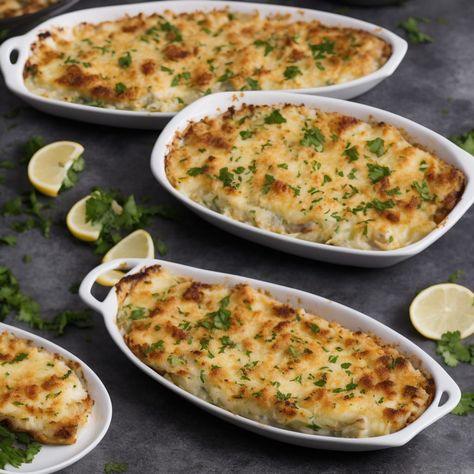 Seafood au Gratin Recipe Recipe | Recipes.net Seafood Network Recipes, Lobster Au Gratin, Crab Gratin, Seafood Au Gratin Recipes, Seafood Gratin, Seafood Au Gratin, Seafood Chili Recipe, Seafood Gratin Recipe, Shrimp Mold Recipe