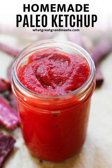 Paleo Ketchup, Paleo Condiments, Paleo Sauces, Best Paleo Recipes, Ketchup Recipe, Homemade Ketchup, Low Histamine Diet, Gluten Free Sides, Tomato Dip