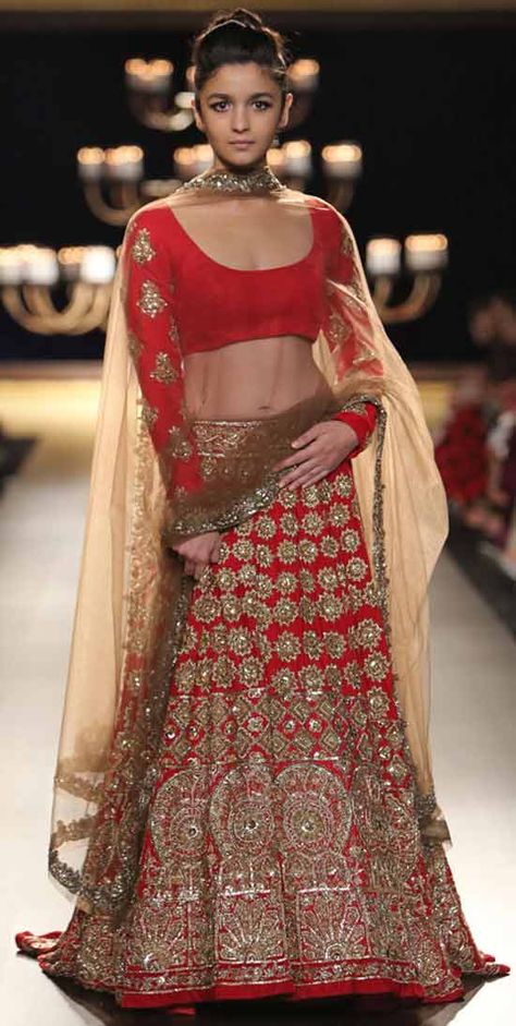 Couture, Haute Couture, Indian Bridal Wear, Red Lengha, Lehenga Choli Designs, Indian Look, Lehenga Choli Online, Choli Designs, Manish Malhotra