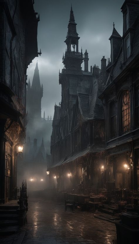 Gothic City Concept Art, Gothic Victorian Architecture, Victorian Architecture Aesthetic, Candela Obscura Aesthetic, Bloodborne City, Gothic Architecture Wallpaper, Bloodborne Architecture, Eldritch City, Victorian Era Aesthetic Dark