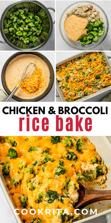 Savor the flavors of this savory chicken broccoli rice casserole! A delightful combination of chicken, broccoli, and rice, topped with melted cheese. #casserole #chickenrecipes #broccoli #homemade #comfortfood Casserole Chicken Broccoli, Chicken Rice Broccoli Casserole No Soup, Gluten Free Chicken Broccoli Casserole, Shredded Chicken And Broccoli Recipes, Chicken Broccoli Rice Cheese Casserole With Rotisserie Chicken, Chicken Cheddar Broccoli Casserole, Chicken Rice And Cheese Casserole, Chicken Recipes With Broccoli, Chicken Rice Broccoli Casserole Bake