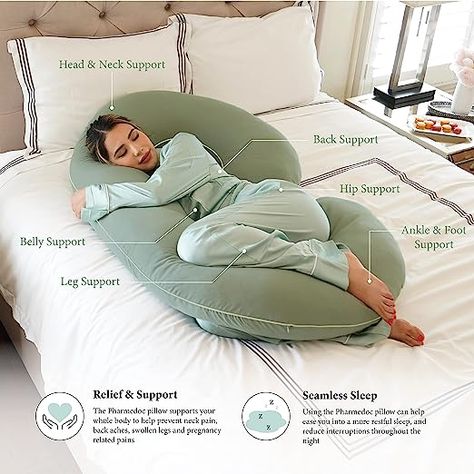 Perfect for dorm rooms or pregnancy this super comfortable body pillow will wrap you in pure bliss Pregnant Sleep, Pregnancy Body Pillow, Maternity Pillow, Pillows For Sleeping, New Mom Gifts, Pregnancy Must Haves, Pregnancy Body, Body Pillows, Pregnancy Essentials