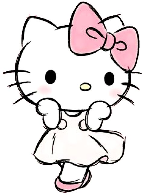 Hello Kitty Drawing Reference, Cute Drawings Hello Kitty, Hello Kitty Art Draw, Hello Kitty Mamadisima, Hello Kitty Colouring Pages, Images Hello Kitty, Hello Kitty Printables, Hello Kitty Birthday Party, Cute Easy Doodles