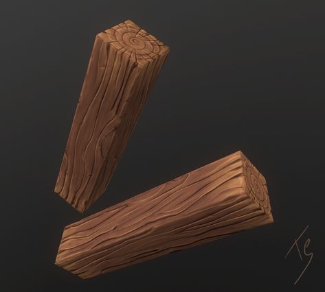 Handpainted wood, Targo Sirol on ArtStation at https://www.artstation.com/artwork/m0OQv Shatush Hair, 3d Karakter, Game Textures, Environment Props, Tree Textures, Texture Drawing, Hand Painted Textures, 2d Game Art, Game Concept Art