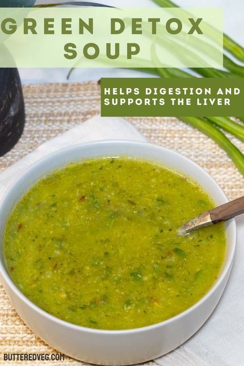 Leafy Green Soup, Celery Soup Vegan, Upset Stomach Soup, Green Soup Recipes Healthy, Mediterranean Diet Soup, Gallbladder Recipes, Detox Soup Recipes, Liver Foods, Green Bean Soup