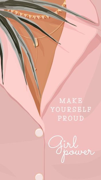 Geometric Wallpaper Iphone, Make Yourself Proud, Power Wallpaper, Girl Power Quotes, Positive Wallpapers, Vector Quotes, Pink Instagram, Cute Wallpaper, Illustration Art Girl