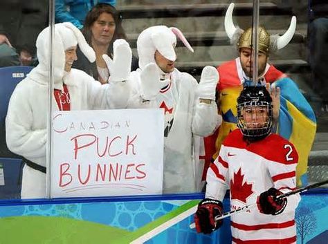 2010 Vancouver Olympics...Puck Bunnies Puck Bunny, Hockey Canada, Hockey Quotes, Hockey Training, Women's Hockey, Nerd Problems, Hockey Humor, Team Canada, Book Nerd Problems