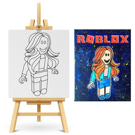 #roblox #paintparty #themedbirthday #themedevents #themedparties #paintandsipparty #partyideasforkids #partyinspiration #coloring #eventdesign #eventplanners #art #predrawncanvas #birthday #activity #artstudio #eventplanners #partydecorations #partyfavor #hostyourown #kidsartideas #afterschool #afterschoolprogram #predrawncanvaskits #robloxtheme #artactivity Art Painting Ideas, Roblox Party, Roblox Art, Paintings Ideas, Canvas Paint, After School Program, Paint And Sip, Paint Party, Party Inspiration