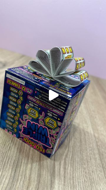 Lottery Tickets Gift Ideas Birthdays, Fun Ways To Gift Money, Lottery Ticket Christmas Gift, Ways To Gift Money, Lottery Ticket Bouquet, Lottery Ticket Gift, Wrapping Money, Birthday Money Gifts, Gift Card Bouquet