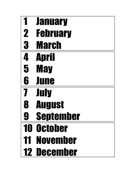 Teaching the months of the year (and their number order!)  Incremental worksheets look like good practice/review. Teaching Seasons, Month Numbers, Numbers Worksheets, Seasons Months, Titanic History, Mommy Time, Kindergarten Fun, Ordering Numbers, Days And Months