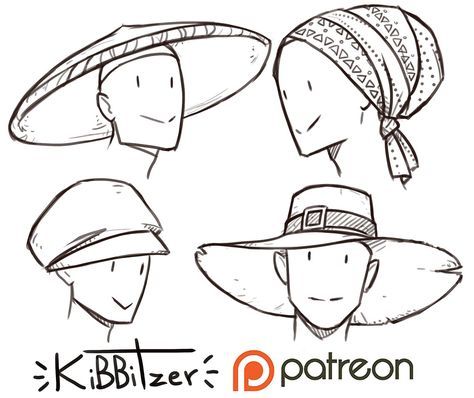 Official Post from kibbitzer: MORE HATS. I LOVE HATS.Now I'm thinking to draw masks!I like masks Cavalier Hat, Drawn Mask, Drawing Hats, Hat Drawing, Reference Sheet, Poses References, My Gallery, Guided Drawing, My Stuff