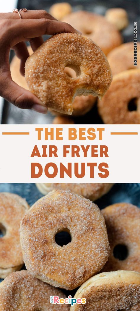 Making donuts might seem daunting, but it's surprisingly easy when you use a few shortcuts and your air fryer. This air fryer donut recipe will win over even the toughest critics! After trying these, I definitely prefer them to the calorie-laden store-bought options. High Protein Donuts, Air Fryer Donuts, Biscuit Donuts, Air Fryer Recipes Dessert, Michigan Food, Protein Donuts, Making Donuts, Donut Recipe, Donuts Recipe