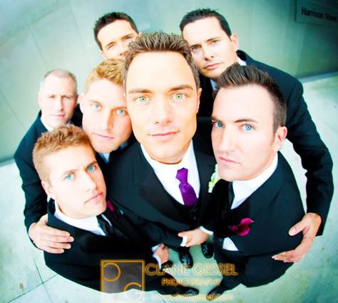 FISH EYE FUN Fisheye Group Photo, Fish Eye Group Photos, Hybrid Reference, Fish Lens, Photography Resume, Groomsmen Photography, Group Pose, Group Photo Poses, Group Picture Poses