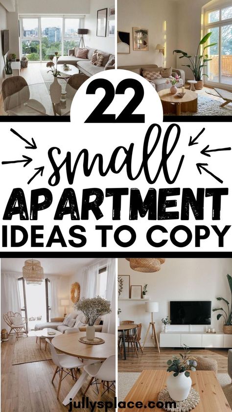 small apartment ideas, small apartment decor, tiny apartment ideas Cozy Small Apartment, Small Apartment Living Room Ideas, Simple Apartment Decor, Simple Apartment, Apartment Living Room Ideas, Small Living Room Furniture, Small Living Room Layout, Living Room Dining Room Combo, Living Room Designs Small Spaces