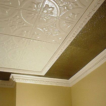 Hammered Tin Plastic Ceiling Panels, Ceiling Tiles Painted, Tin Ceilings, Plastic Ceiling, Tin Panel, Tin Tiles, Ceiling Design Modern, Tin Ceiling Tiles, Kitchen Ceiling