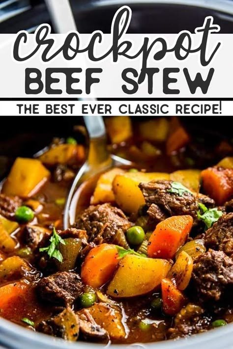 Crock Pot Beef Stew, Crockpot Beef Stew, Crock Pot Beef, Stew Beef, Fall Crockpot Recipes, Crockpot Recipes Beef Stew, Crockpot Stew, Beef Stew Crockpot, Pot Beef Stew