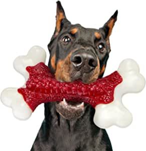 Comes in Bacon, Beef or Peanut Butter flavors Dog Toys For Boredom, Dog Toys For Aggressive Chewers, Dog Bone Toy, Dog Toys Indestructable, Tough Dog Toys, Puppy Teething, Durable Dog Toys, Best Dog Toys, Dog Ball