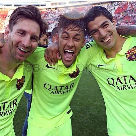 MSN Barcelona, American Football, Instagram, Football, Soccer Players, Neymar, Soccer, Instagram Post, On Instagram