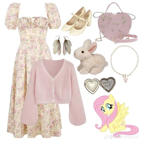 Fluttershy Cosplay, Taurus Rising, Shein Codes, Kawaii Cottagecore, Tv Clothes, Fit Inspired, Cute Modest Outfits, Character Inspired Outfits, Shein Outfits