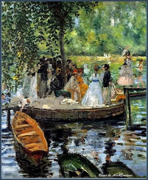 Renoir Art, Renoir Paintings, Auguste Renoir, Paintings Famous, Pierre Auguste, William Turner, Boat Painting, Pierre Auguste Renoir, Oil Painting Reproductions