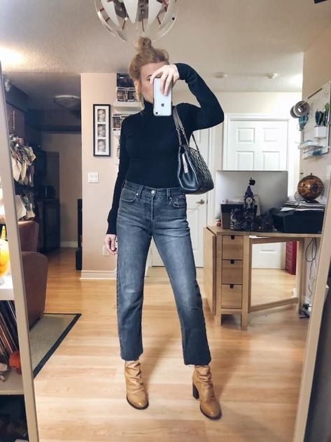 What I Wore This Week Straight Cropped Jeans Outfit, Cropped Jeans Outfit, Jeans Outfit Winter, Outfit Options, Lit Outfits, Winter Capsule Wardrobe, Straight Crop Jeans, Stockholm Sweden, Vienna Austria