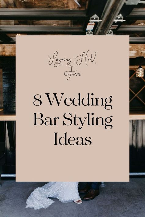 The bar area at your wedding is the perfect place to infuse your event with personality while also caring for your guests. Make the most of this space with these 8 wedding bar styling ideas. Photo Credit: Jules LA Photography Wedding Bar Set Up Ideas, Outdoor Wedding Bar Ideas, Bar Set Up For Wedding, Wedding Bar Setup, Bar Styling Ideas, Outdoor Wedding Bar, Wedding Bars, Wedding Bar Decor, La Photography