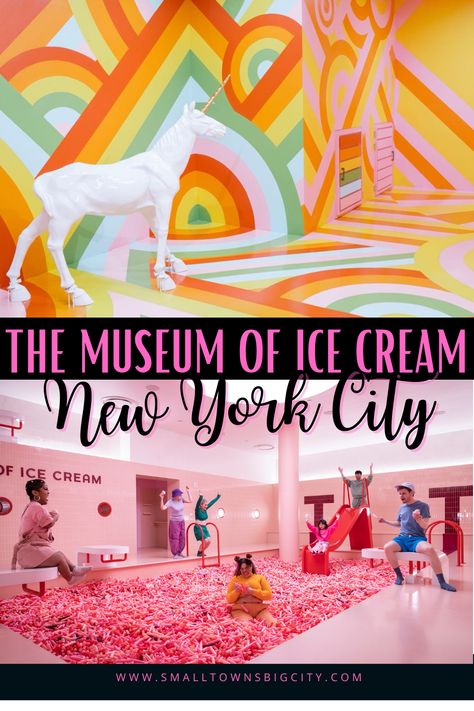 Museum of Ice Cream New York City! Dive Into Sweet Treats! - Small Towns Big City New York Museum Of Ice Cream, M&m World Nyc, Ice Cream Museum New York, Museum Of Ice Cream Nyc, Nyc Ice Cream, Ice Cream Museum, New York City Images, Fall Destinations, Nyc Vacation