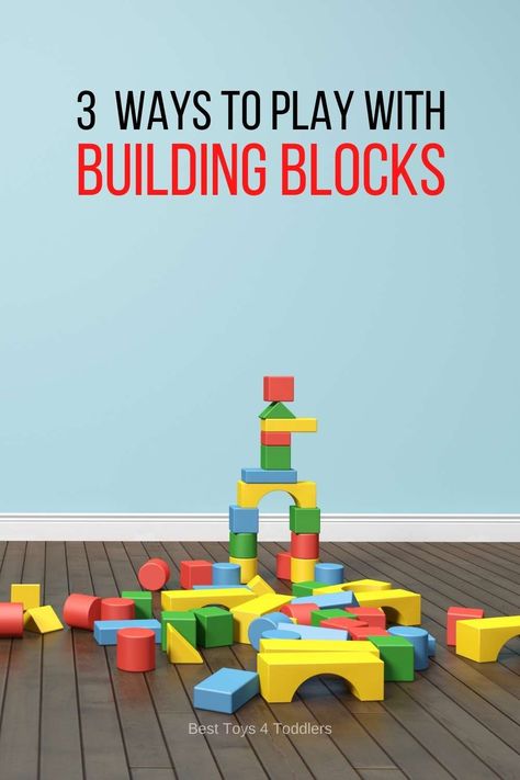 Most of the children have some kind of building blocks in their playroom! We share 3 different building blocks play activities for kids. Engineering Activities, Block Play, Activities For Children, Best Toys, Kids Learning Activities, Play Based Learning, Preschool Learning Activities, Sensory Activities, Play Activities