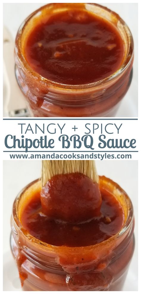 Tangy Barbecue Sauce Recipe, Tangy Spicy Bbq Sauce, Honey Chipotle Bbq Sauce, Chipotle Meat Recipe, Flavored Bbq Sauce, Chipotle Barbecue Sauce, Chipotle Burger Sauce, Homemade Sweet And Spicy Bbq Sauce, Mexican Bbq Sauce