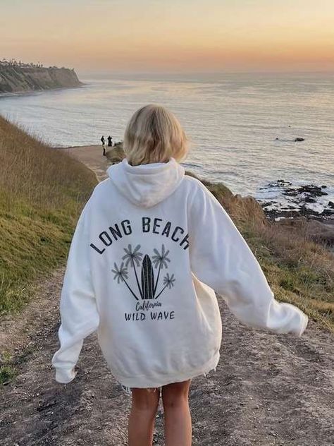 Temu | Explore the Latest Clothing, Beauty, Home, Jewelry & More Surf Hoodie, Sommer Strand Outfit, Summer Hoodie, California Hoodie, Beach Hoodie, Hoodies Aesthetic, Beach Sweatshirt, Hoodie Aesthetic, Trendy Hoodies