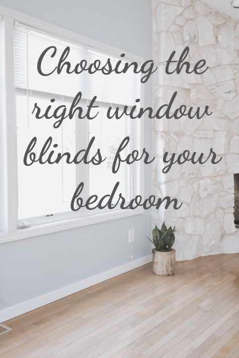 Choosing window blinds for a bedroom - what are the pros and cons of the different types of window blinds? Roller blinds, Venetian blinds, vertical blinds, Roman blinds, blackout blinds? #blinds #windowblinds #bedroomideas #interiors #home #interiordesign Blackout Blinds Bedroom, Roller Blinds Bedroom, Blinds Venetian, Blinds Vertical, Ikea Blinds, Metal Blinds, Best Blinds, Double Window, Bedroom Blinds