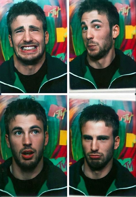 Chris Evans marvel superhero y2k young Chris Evans hot cute photo booth picture celebrity photos MTV early 2000s Christopher Robert Evans, Christopher Evans, Robert Evans, Chris Evans Captain America, Marvel Actors, Man Thing Marvel, Henry Cavill, Steve Rogers, Robert Pattinson