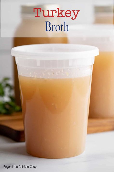 Homemade Turkey Broth Pressure Canning Turkey Broth, Homemade Turkey Stock Recipe, How To Make Turkey Broth, Turkey Neck Broth Recipe, Homemade Turkey Broth, How To Make Turkey Bone Broth, Turkey Stock From Neck And Giblets, Homemade Turkey Stock, How To Make Turkey Stock