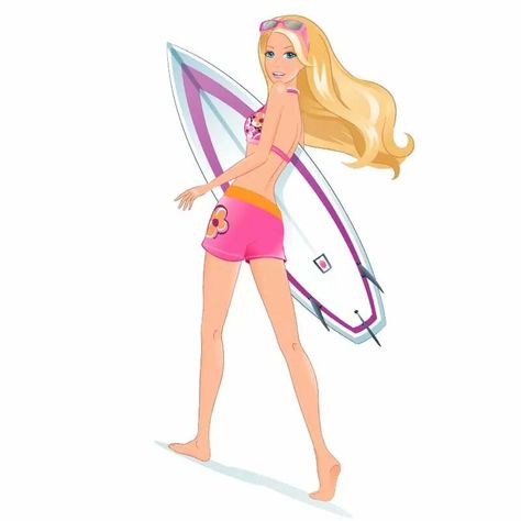 Barbie Beach Birthday Party, Barbie Malibu Birthday Party, Barbie Beach Party, Gateau Baby Shower Garcon, Bubblegum Goth, Barbie Pool, Barbie Png, Mary Birthday, Barbie Pool Party