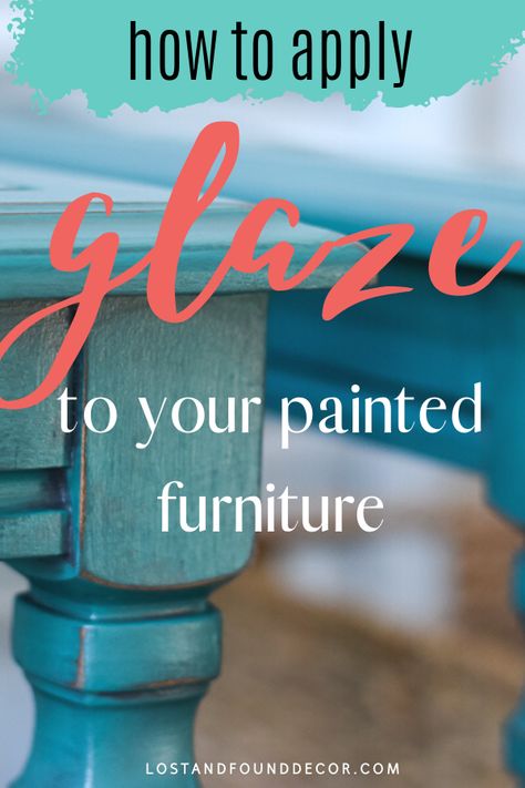 Glaze Vs Wax Furniture, How To Glaze Furniture, Antique Glaze Over White Paint, Antique Glazed Furniture, Glazed Furniture Ideas, Buffet Paint Color Ideas, How To Blend Paint On Furniture, How To Glaze Painted Furniture, How To Make Paint Look Like Wood