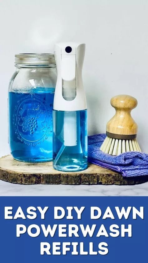 Easy DIY Dawn Powerwash Refills | Hometalk Dawn Powerwash Refill Diy, Diy Dawn Powerwash, Dawn Powerwash, Homemade Grout Cleaner, Diy Glass Cleaner, Car Scratches, Natural Cleaning Products Diy, Home Cleaning Products, Diy Bucket