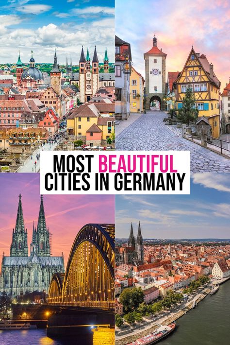 The Most Beautiful Cities In Germany To Visit! | Germany travel | Germany photography | Germany travel destinations | German cities beautiful | small towns in Germany | Backpacking Europe, Germany Trip, European River Cruises, Germany Travel Guide, Europe Germany, Cities In Germany, Yoga Online, Visit Germany, Beautiful Cities