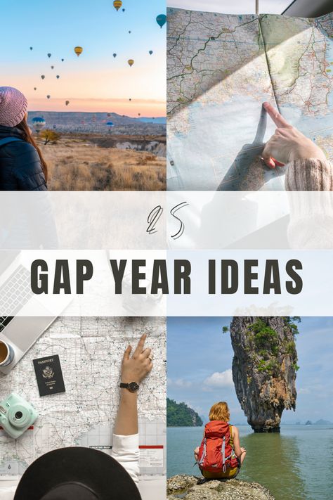 GAP YEAR ideas, girls who travel, maps of the world Year Of Travel, Gap Year Ideas Bucket Lists, Travel Gap Year, Gap Year Bucket List, Gap Year Aesthetic, Sabbatical Planning, Gap Year Ideas, Gap Year Plan, Career Break