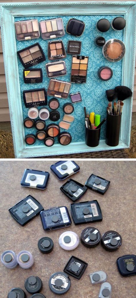 Creative Lifestyles | Organize Your Home Diy Makeup Organizer, Makeup Bathroom, Make Up Diy, Rangement Makeup, Penyimpanan Makeup, Diy Makeup Storage, Diy Organizer, Makeup Organization Diy, Diy Simple