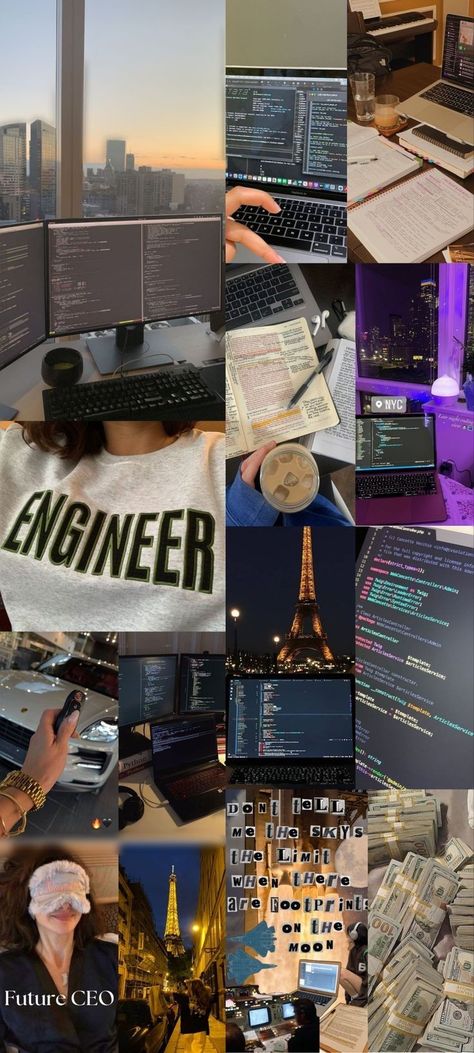 Computer Science Women, Computer Science Major, Computer Science Programming, Learn Computer Science, College Motivation, Tech Aesthetic, Vision Board Wallpaper, Career Vision Board, Computer Science Engineering