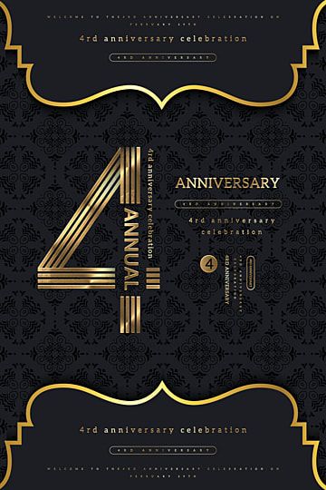 Celebrate Design Poster, Anniversary Poster Ideas, Anniversary Poster Design, Church Layout, 4 Anniversary, Anniversary Post, Gold Graphic Design, Poster Anniversary, Catalog Design Layout