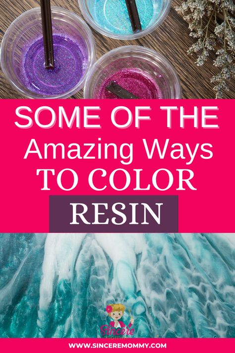 Resin Sculpture Diy Tutorials, Coloring Resin With Acrylic Paint, How To Color Resin With Acrylic Paint, Resin Craft Supplies, Resin Over Paper, Adding Color To Epoxy Resin, Adding Color To Resin, Craft Resin Projects, Pictures In Epoxy Resin