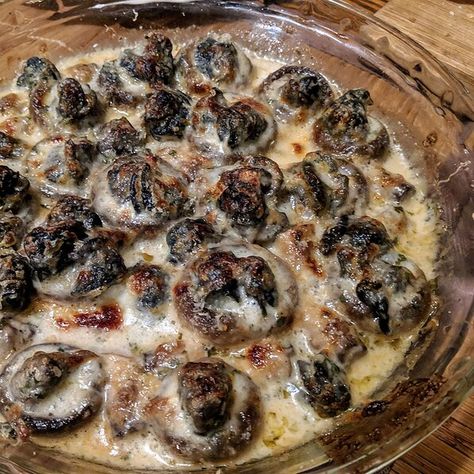 Easy Garlic Escargots Recipe | Allrecipes Escargot Recipe, Lebanese Garlic Sauce, Snails Recipe, Mushroom Caps, Garlic Soup, Couscous Recipes, Garlic Pasta, Garlic Mashed, Recipes Appetizers And Snacks