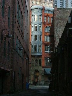 Seattle Loft Apartment, Pioneer Square Seattle, Drawing Light, Writing Images, Ravenclaw Aesthetic, Evergreen State, Tall Buildings, Emerald City, Architecture Illustration